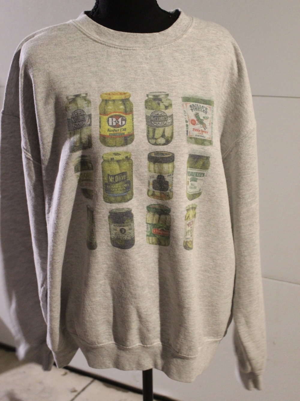 Men's Grey Crewneck Sweatshirt